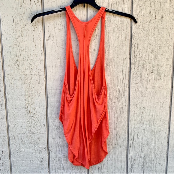 Free People orange flow tank top Small / S - Picture 2 of 4
